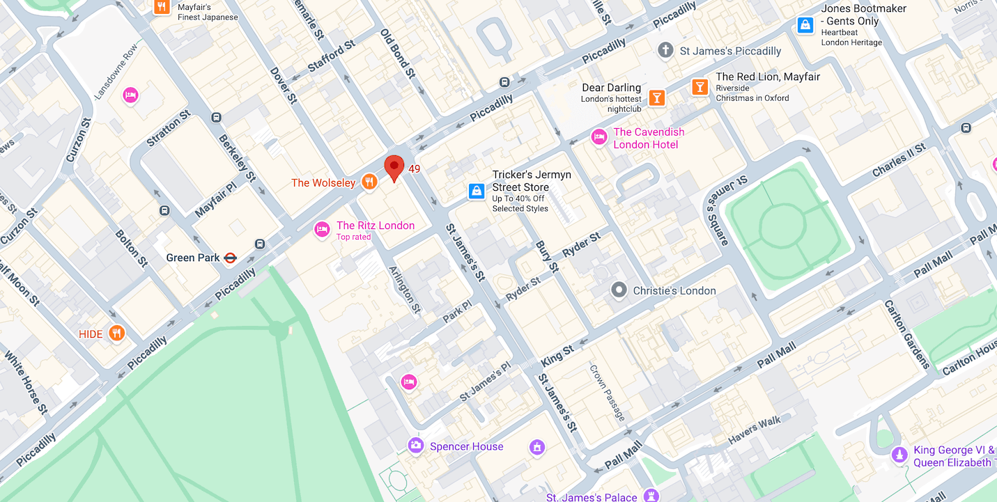 WealthCircle Office Location - Buckingham Palace, Westminster